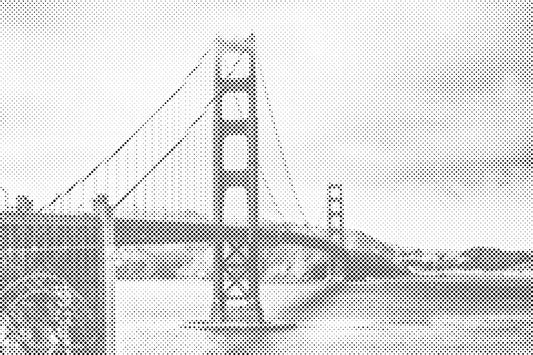 Golden Gate Bridge - Dot & Point