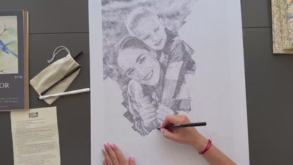 Dotted painting based on your photo